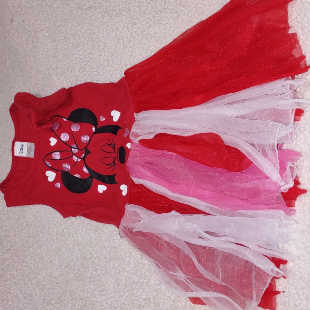 Disney Girl Style Dress Size M(7/8) Red